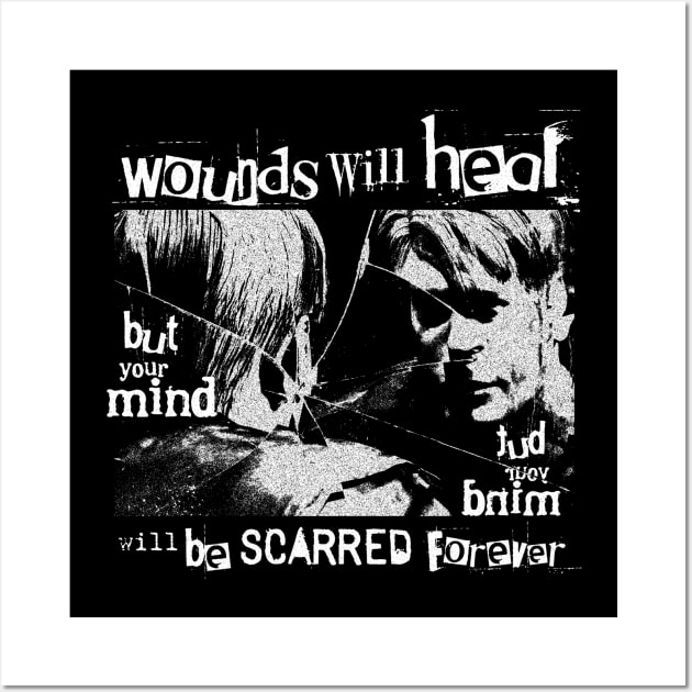 Wounds will heal Wall Art by demonigote